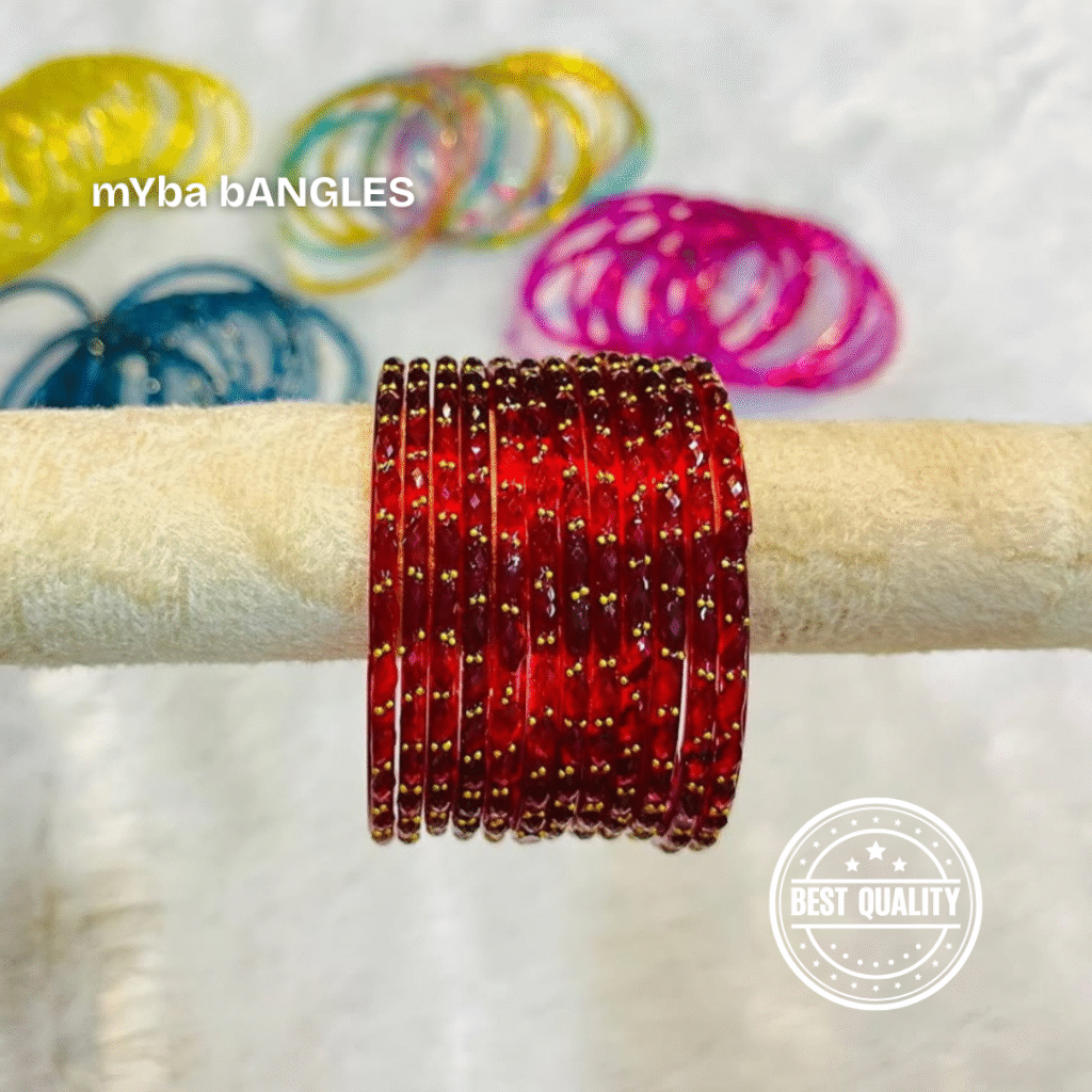 Raindrop Glass Bangles